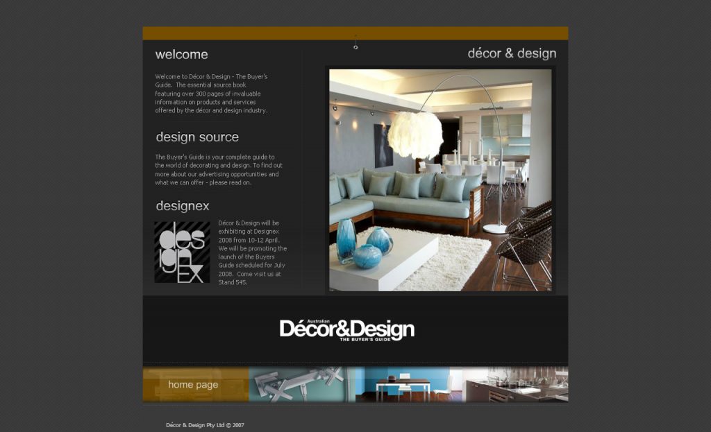 Decor Design website