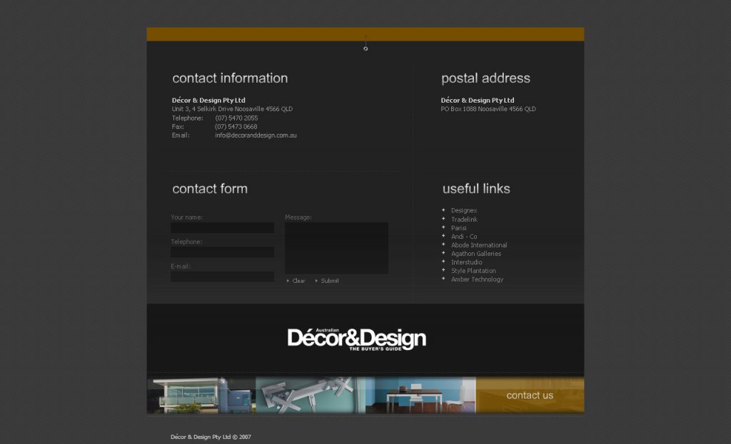 Decor Design website